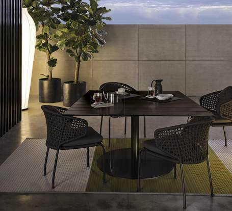 Обеденный стол Minotti Bellagio Outdoor - MBD721B