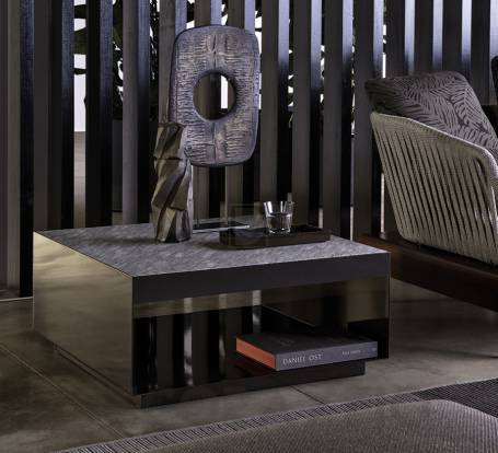 Кофейный, журнальный столик Minotti Elliot Outdoor - MET3B