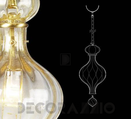 Светильник  потолочный подвесной (Люстра) Seguso Marocco - LA01G