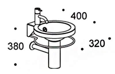 Подвесная раковина Rapsel Handaqua - Handaqua