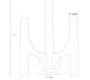 Светильник настенный накладной (Бра) Arteriors Gilmore - 49998