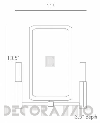 Светильник настенный накладной (Бра) Arteriors Hera - DS49000