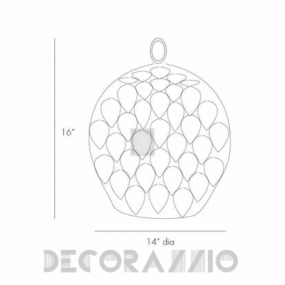 Светильник потолочный подвесной (Люстра) Arteriors Osgood - 46576