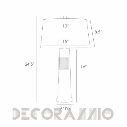 Светильник настольный (Настольная лампа) Arteriors Penny - 46816-483