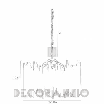 Светильник потолочный подвесной (Люстра) Arteriors Prescott - 86801