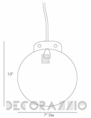 Светильник потолочный подвесной (Люстра) Arteriors Reeves Small - 49911