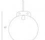 Светильник потолочный подвесной (Люстра) Arteriors Reeves Small - 49911