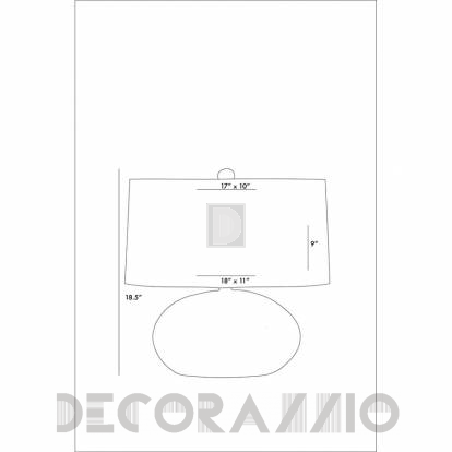 Светильник настольный (Настольная лампа) Arteriors Winslow - 17530-738