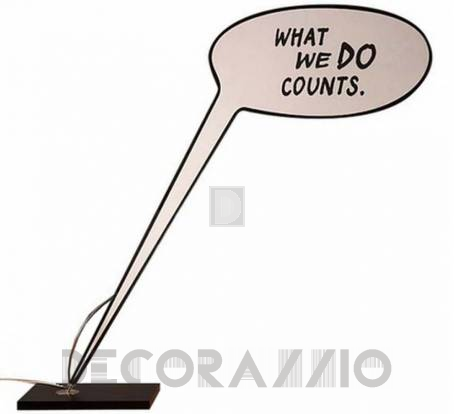 Светильник настольный (Настольная лампа) Ingo Maurer What We Do Counts - WWDC85