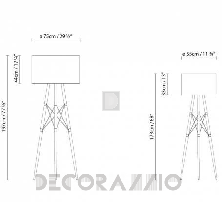 Светильник напольный (Торшер) B.Lux Wire Light - BWW1B