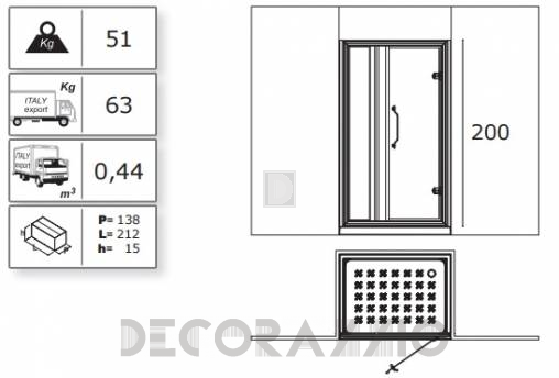 Душевая кабина Lineatre Princess - PN1200