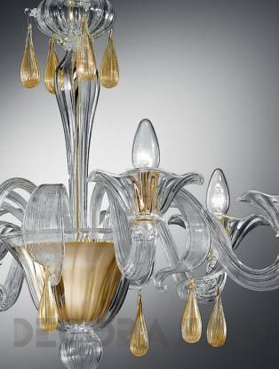 Светильник потолочный подвесной (Люстра) Vetrilamp Golden Glass - 1181-5