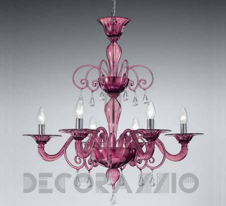 Светильник потолочный подвесной (Люстра) Vetrilamp Murano Glass - 1185-5