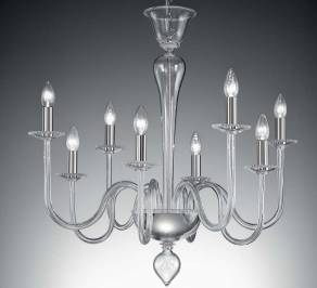 Светильник  потолочный подвесной (Люстра) Vetrilamp Crystal-Glass, 1177-6
