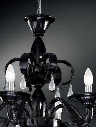 Светильник потолочный подвесной (Люстра) Vetrilamp Crystal-Glass - 1184-5