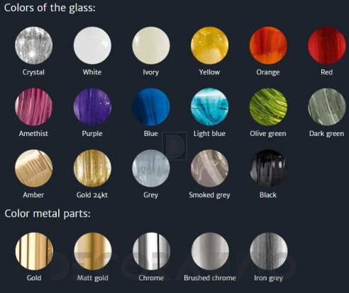 Светильник настенный накладной (Бра) Vetrilamp Glass - 924/A-1