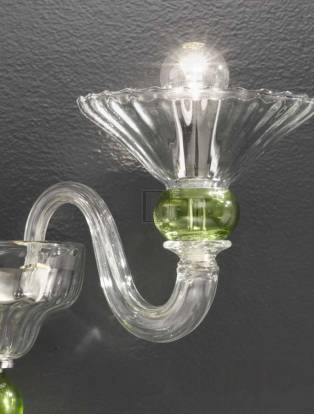 Светильник настенный накладной (Бра) Vetrilamp Murano Glass - 1153/A-2