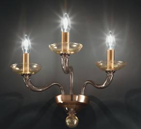 Светильник  настенный накладной (Бра) Vetrilamp Murano Glass, 1201/A-2