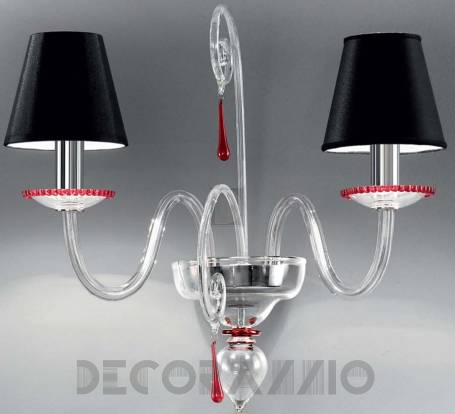 Светильник настенный накладной (Бра) Vetrilamp Black lampshades - 1180/A-2