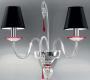 Светильник настенный накладной (Бра) Vetrilamp Black lampshades - 1180/A-2
