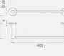 Держатель для полотенец CEA Stem Accessories - Ste09
