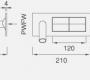 Смеситель для раковины CEA Switch - Swi02