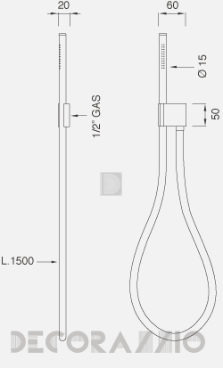 Лейка душевая CEA Switch - Swi07