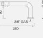 Излив CEA Up&Down Tap - Udt40