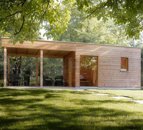 Сауна Klafs Talo outdoor sauna - talooutdoorsauna_typ_1