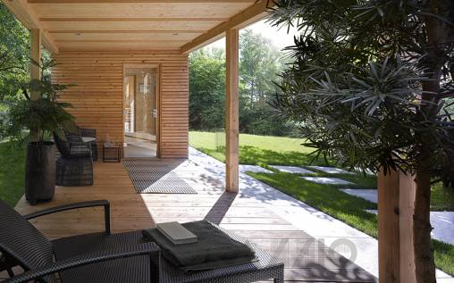 Сауна Klafs Talo outdoor sauna - talooutdoorsauna_typ_1