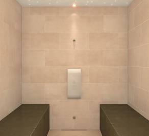 Сауна Klafs Hombre steam room, hombresteamroom