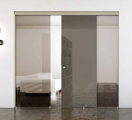 Двери межкомнатные раздвижные Henry Glass Vitra - Dove Classic