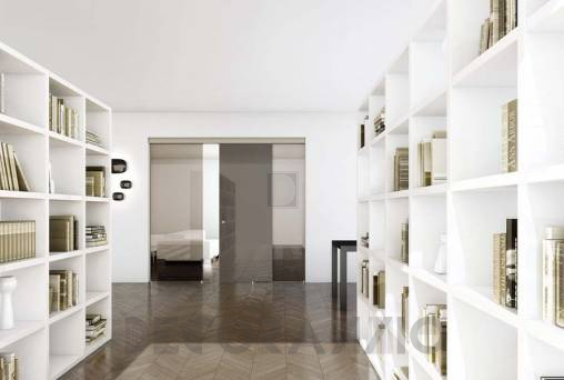 Двери межкомнатные раздвижные Henry Glass Vitra - Dove Classic
