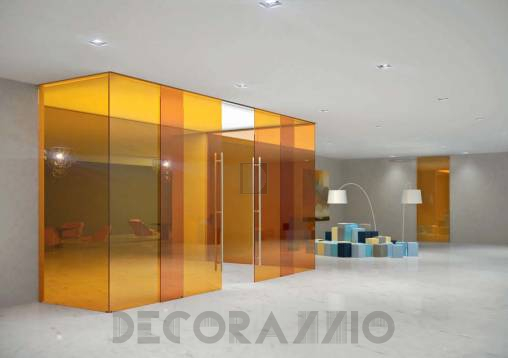 Двери межкомнатные раздвижные Henry Glass Vitra - Curry Inside