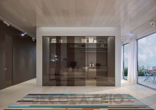 Двери межкомнатные раздвижные Henry Glass Vitra  - Reflective Inside
