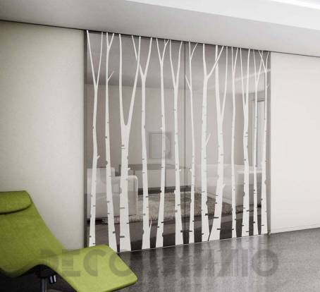 Двери межкомнатные раздвижные Henry Glass Vitra - Nel Bosco