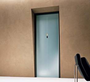 Двери межкомнатные распашные Henry Glass Vitra , Oronero