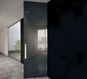 Двери межкомнатные распашные Henry Glass Vitra , Onyx Plain