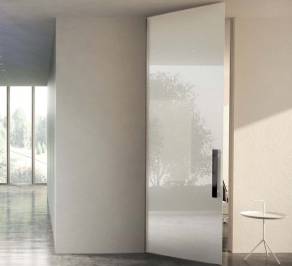 Двери межкомнатные распашные Henry Glass Vitra , Pearl Plain