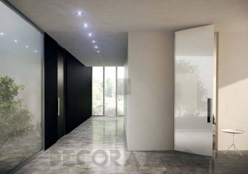 Двери межкомнатные распашные Henry Glass Vitra - Pearl Plain