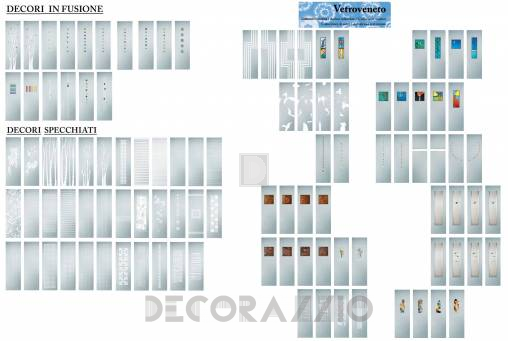 Двери межкомнатные распашные Henry Glass Vitra  - Random