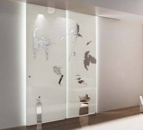 Двери межкомнатные раздвижные Henry Glass Vitra , Fiabe