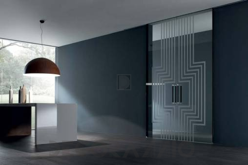 Двери межкомнатные раздвижные Henry Glass Vitra - Labirinto 2
