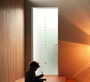 Двери межкомнатные раздвижные Henry Glass Vitra , Murrina