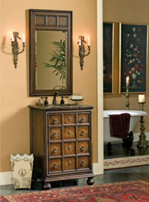 Зеркало для ванной Ambellahome Mirrors&Hutches - 10401-140-022