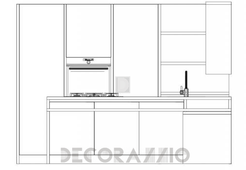 Комплект в кухню Arredo3 Kali - AK2RT