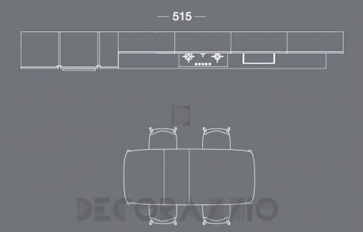 Комплект в кухню Arredo3 Time - AT2G