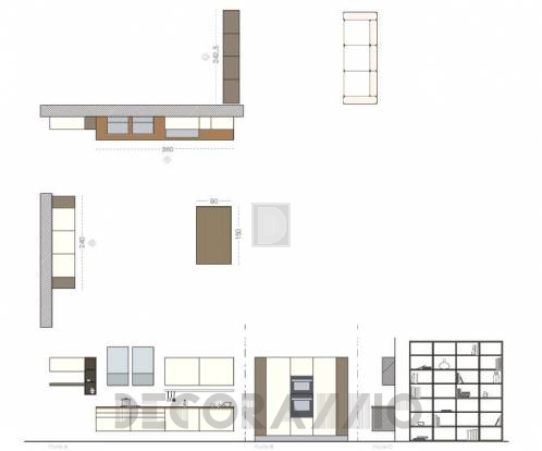 Комплект в кухню Cucine Lube Linda - CLLI03WB