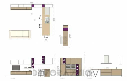 Комплект в кухню Cucine Lube Linda - CLLI05WP