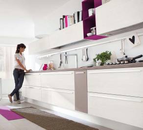 Комплект в кухню Cucine Lube Noemi, CLN01WGP